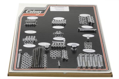 Chrome Stock Style Hardware Kit for Harley FL 1958-65 Big Twins